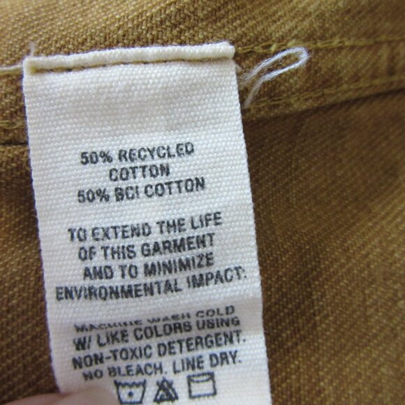 ALEX MILL Dijon Mustard Yellow Cotton Pockets M Work Utility Women's Jacket - Picture 4 of 4